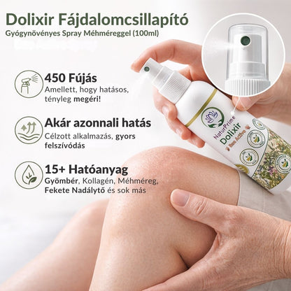 Dolixir Bee Active - Fájdalomcsillapító Gyógynövényes Spray 100ml (NaturPrime) - AktívTérd