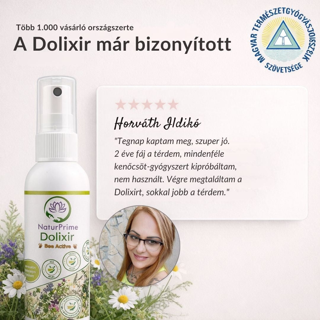 Dolixir Bee Active - Fájdalomcsillapító Gyógynövényes Spray 100ml (NaturPrime) - AktívTérd